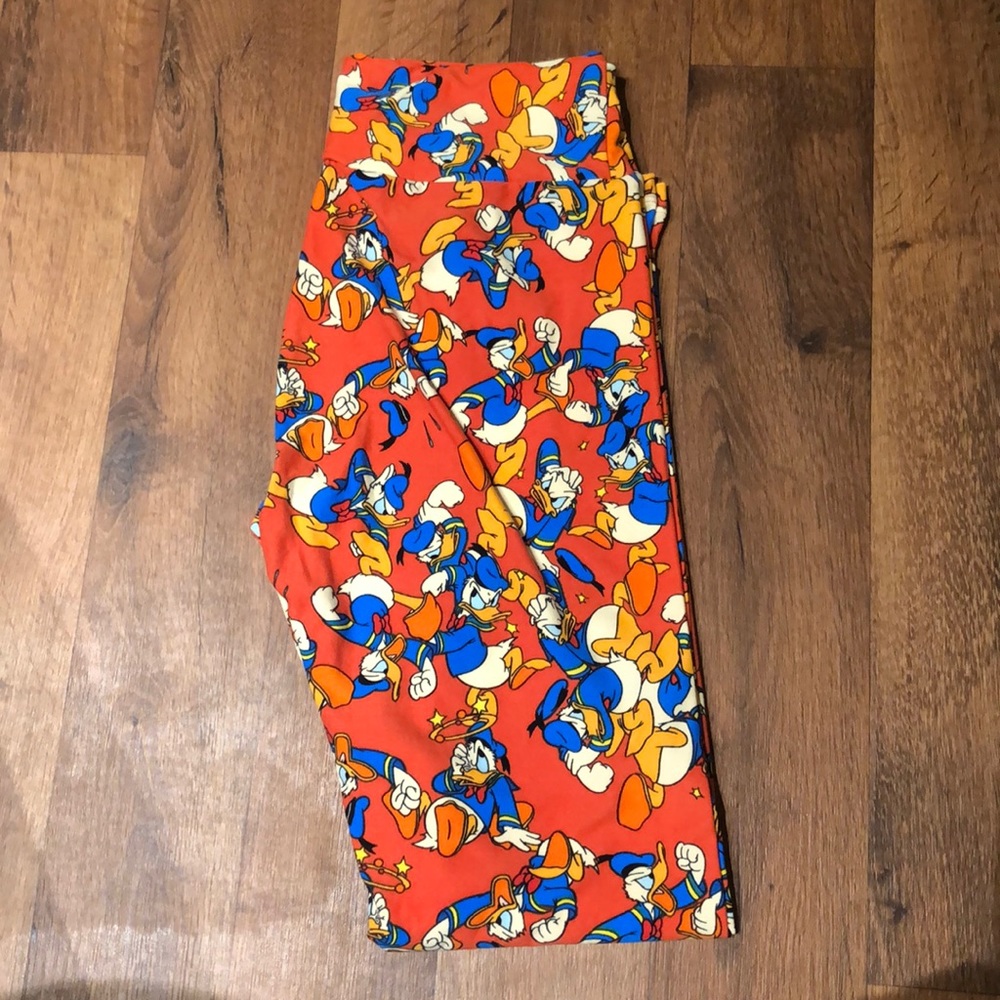 LulaRoe OS Donald Duck Leggings